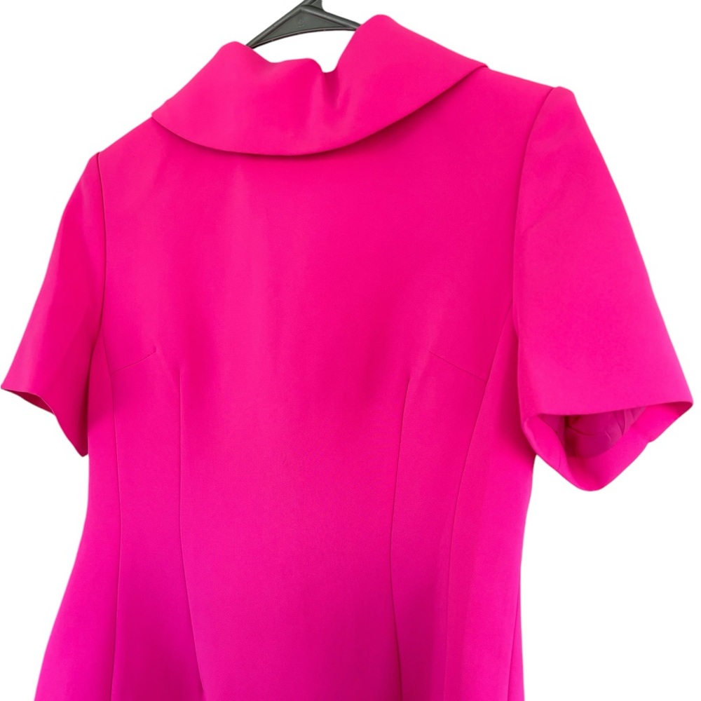Catchall Jacqueline Bright Pink Bow Mini Dress - Picture 5 of 8